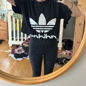 Adidas Black and White Logo Tee